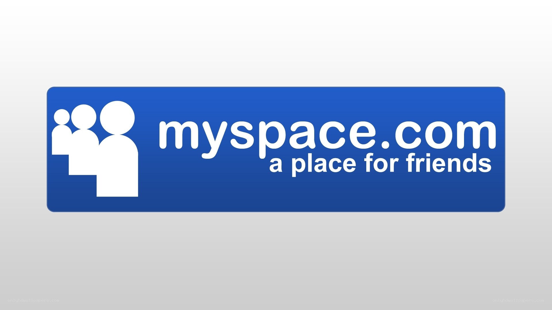 myspace logo with tagline