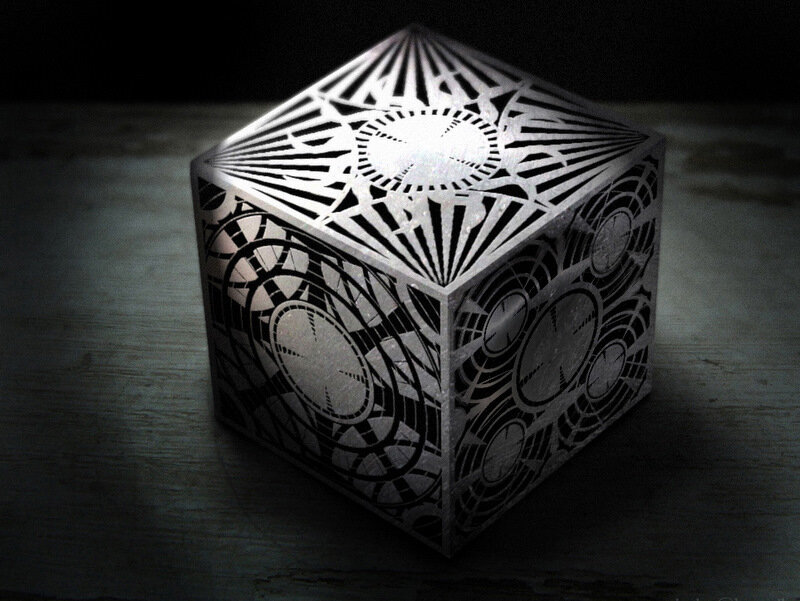 mysterious carved cube