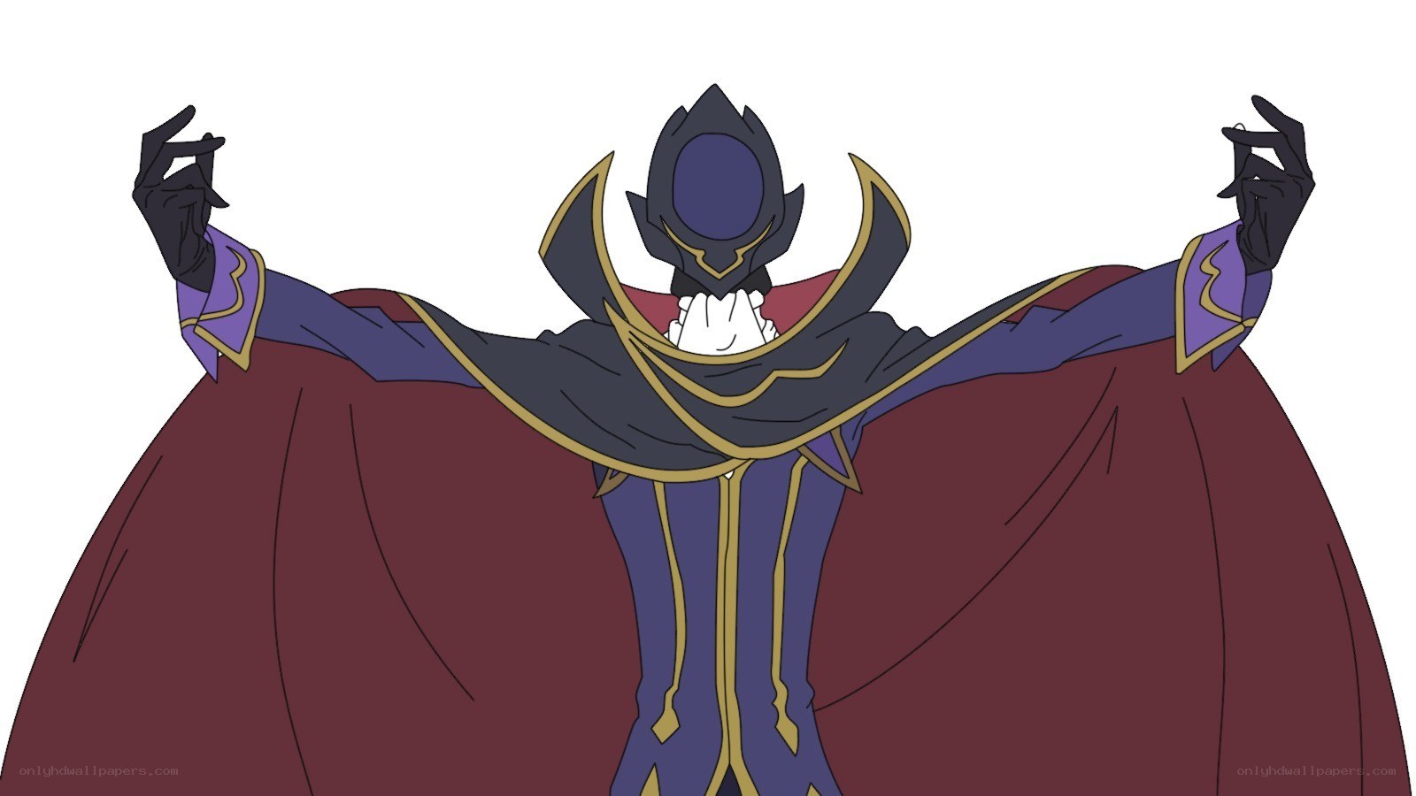 mysterious cloaked figure