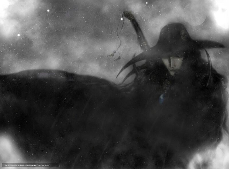 mysterious figure in dark cloak