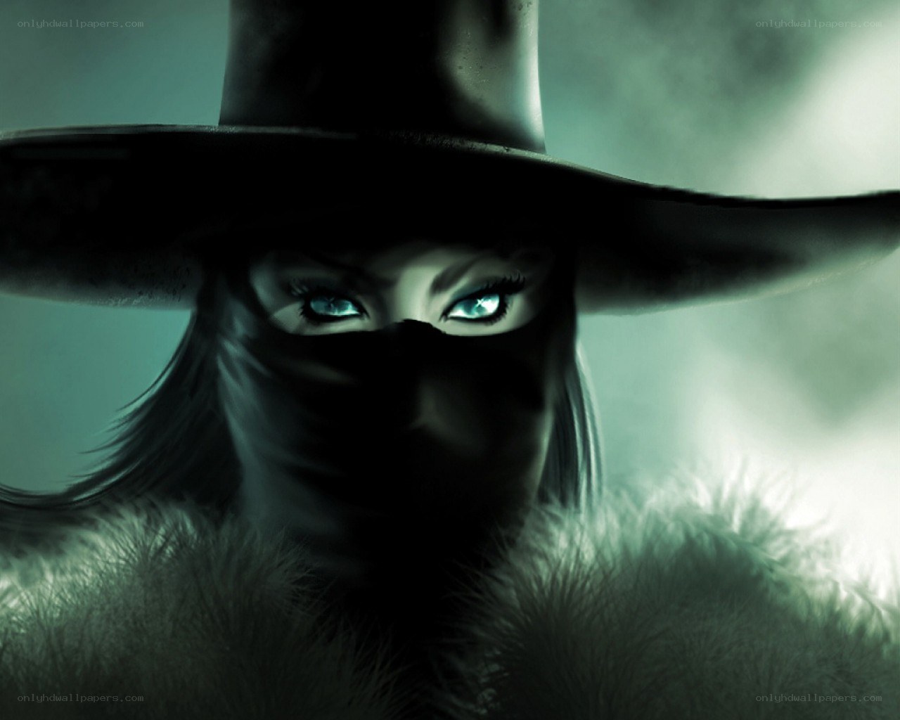 mysterious figure in hat