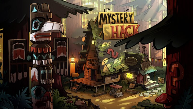Mystery Shack Cabin — Brown, Mysterious
