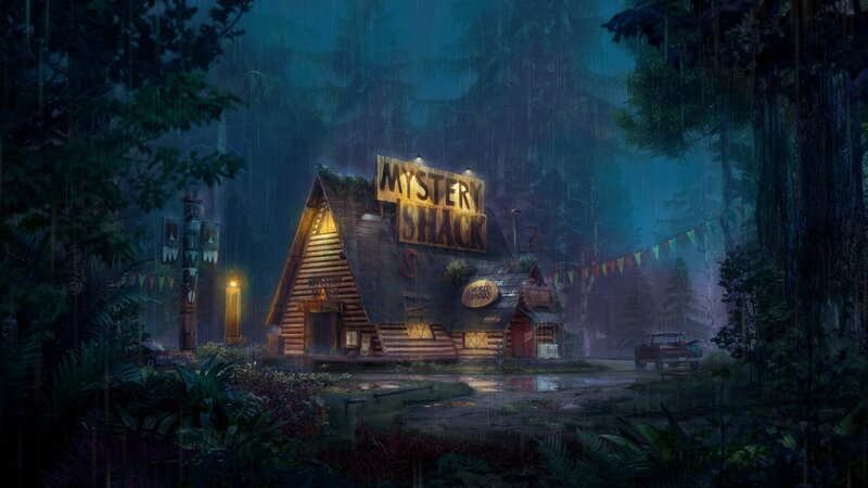 Mystery Shack Cabin — Green