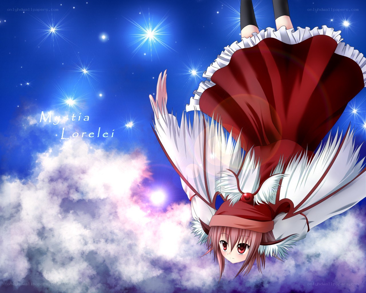 Mystia Lorelei in the sky