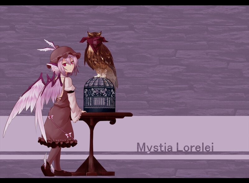 Mystia Lorelei with owl