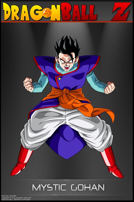 Mystic Gohan character art