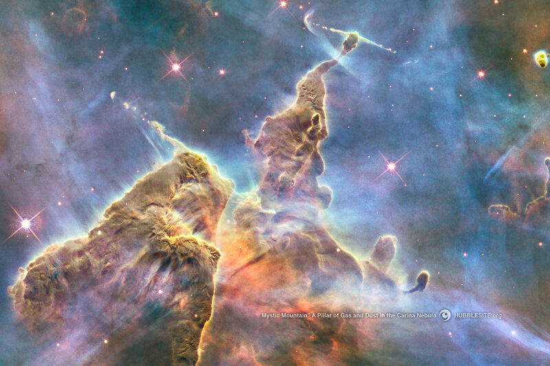 Mystic Mountain in Carina Nebula