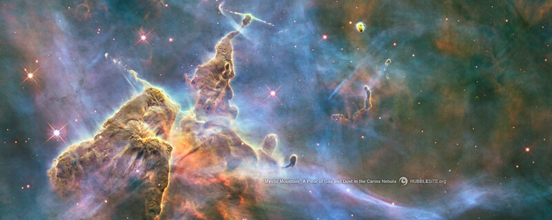 Mystic Mountain in Carina Nebula