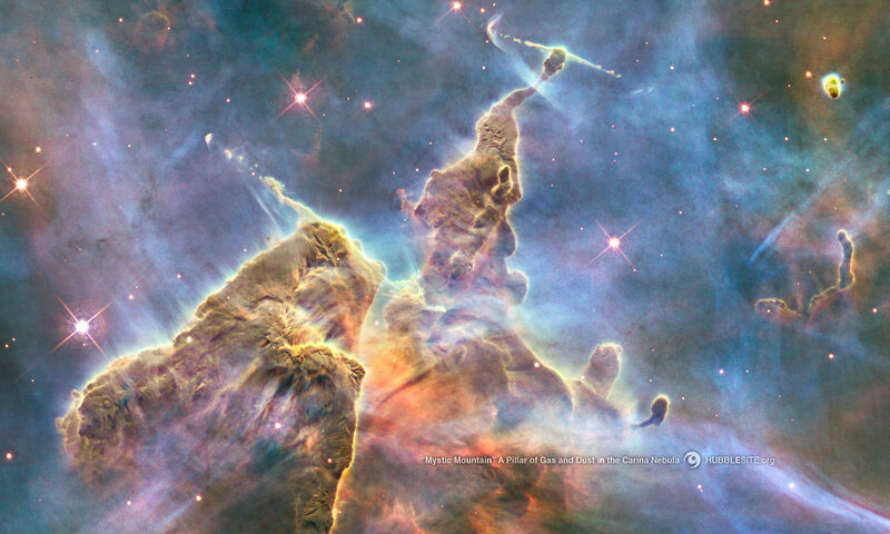 Mystic Mountain in Carina Nebula