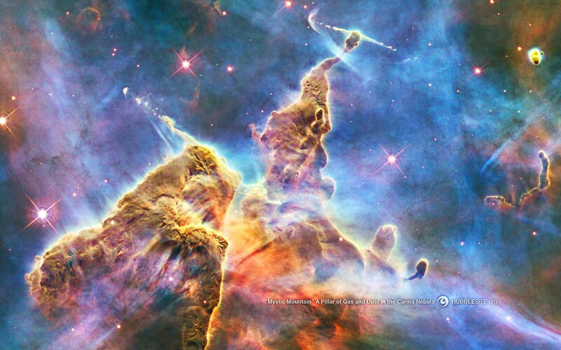 Mystic Mountain in Carina Nebula
