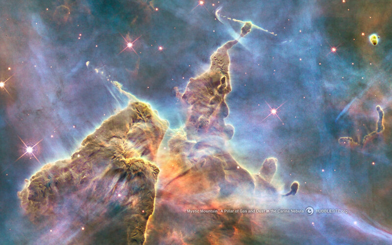 Mystic Mountain in Carina Nebula