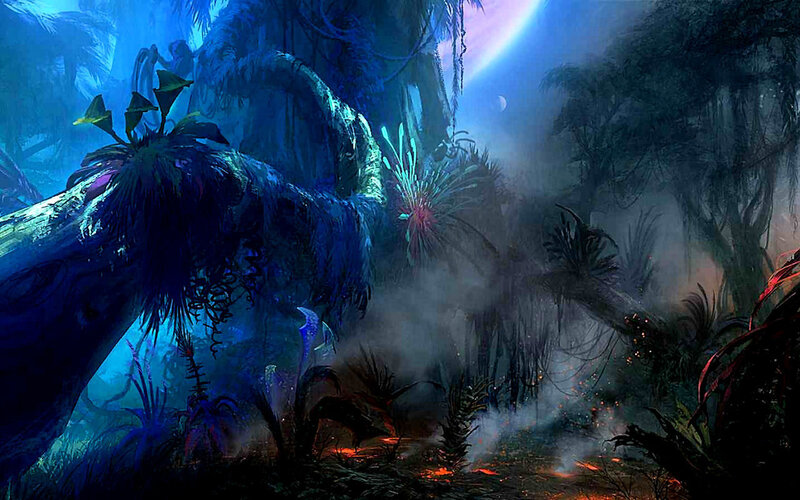 mystical alien jungle
