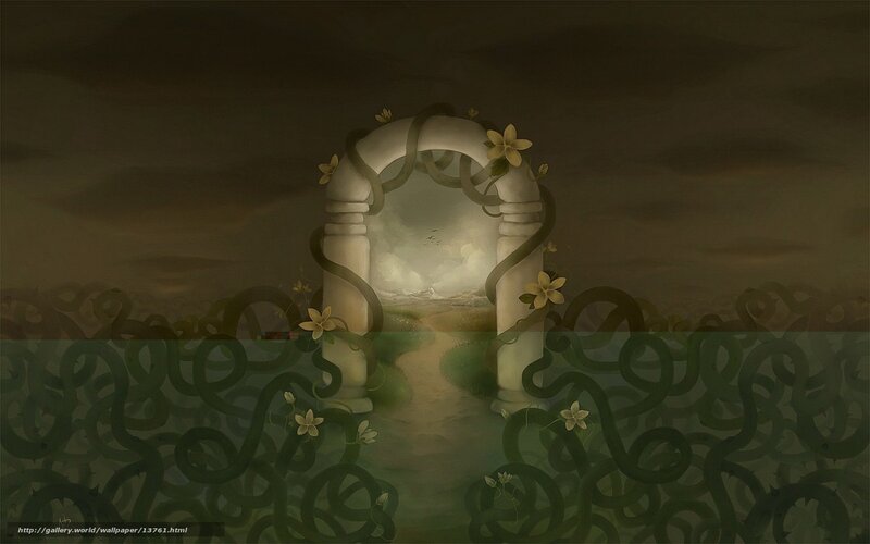 mystical archway to paradise