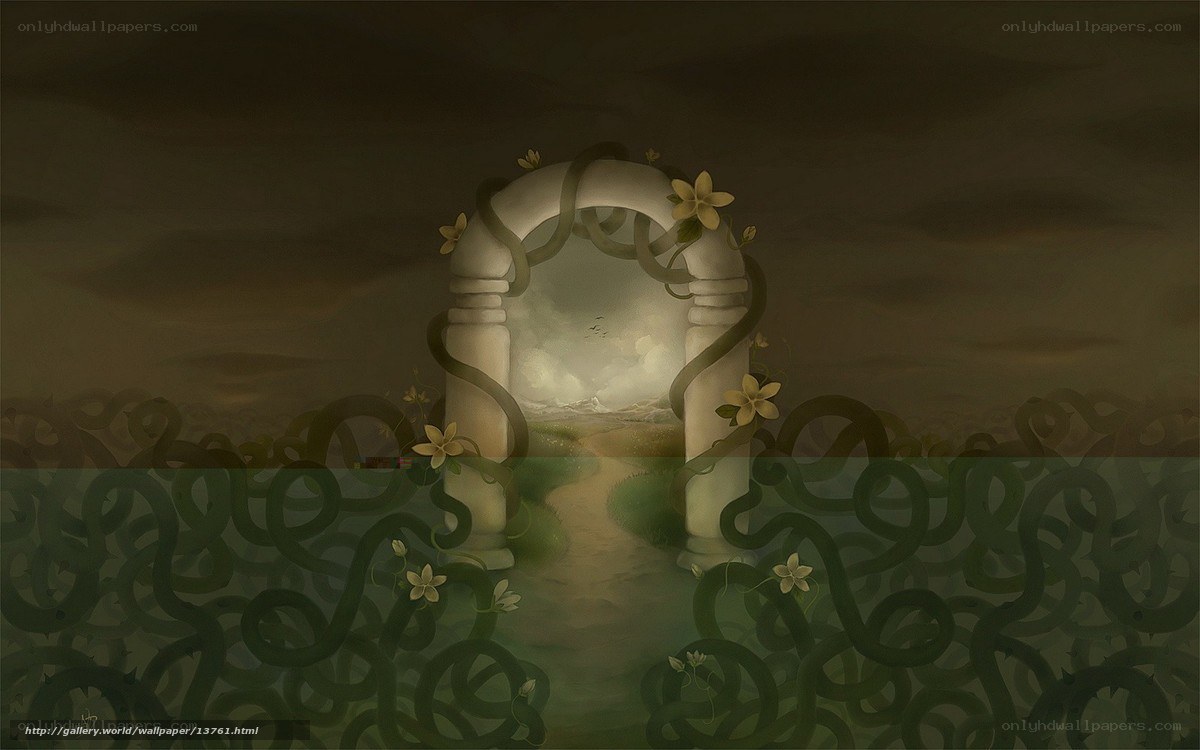 mystical archway to paradise