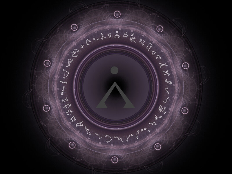 mystical circular symbol