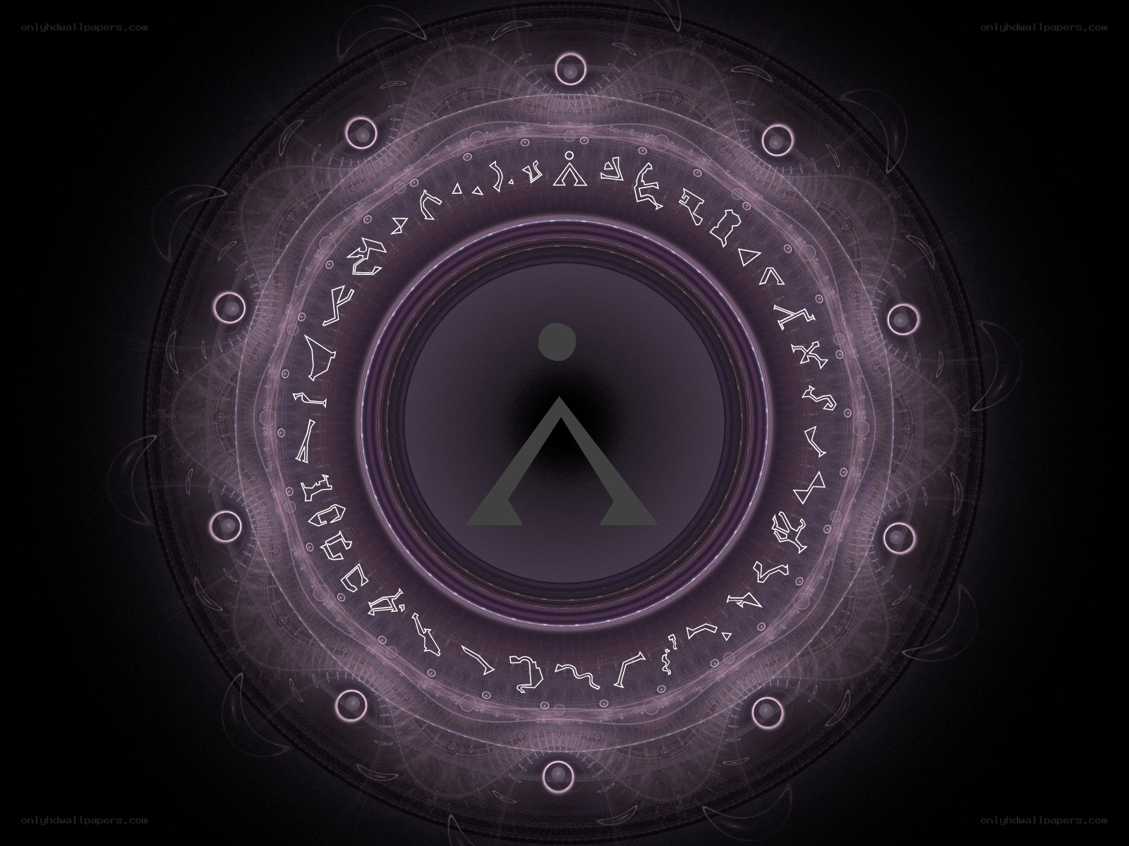 mystical circular symbol