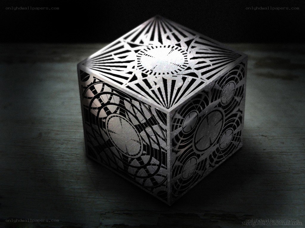 mystical cube with intricate patterns