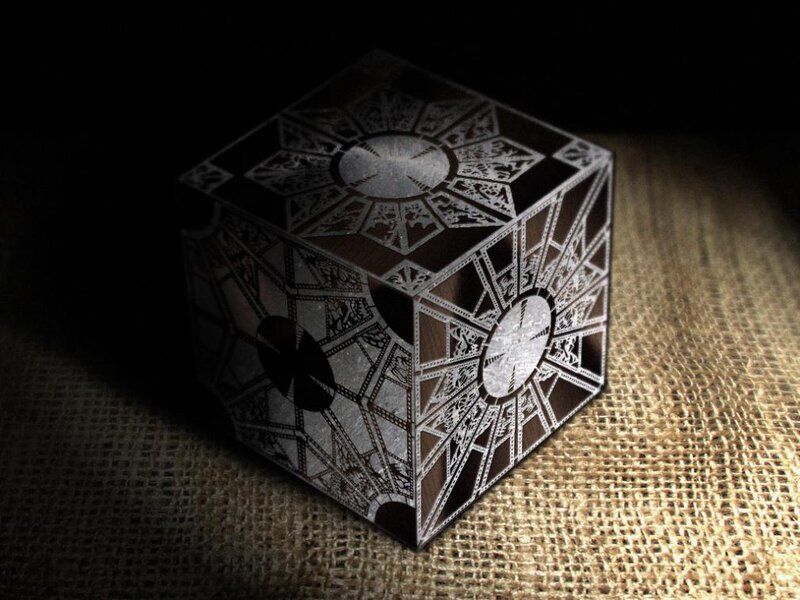 mystical cube with intricate patterns