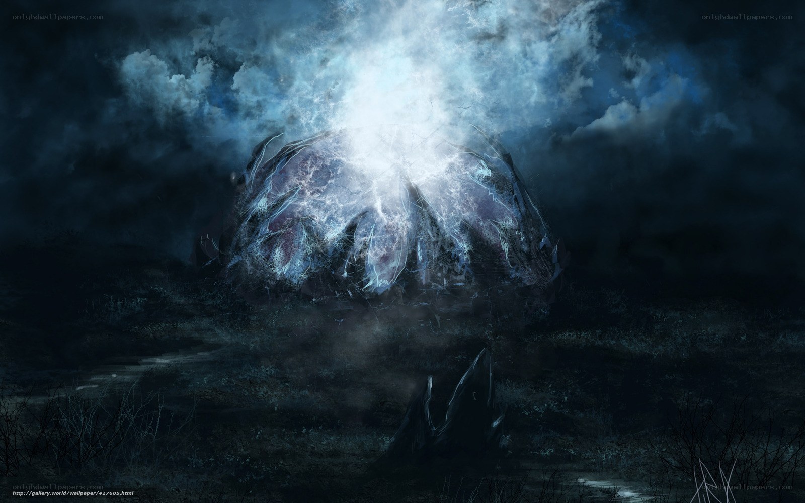 Mystical energy eruption