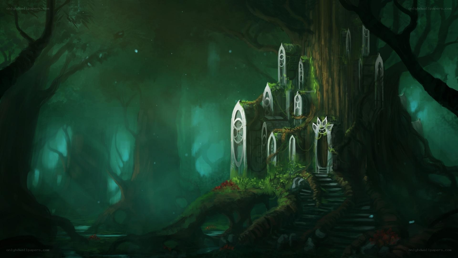 Mystical forest dwelling