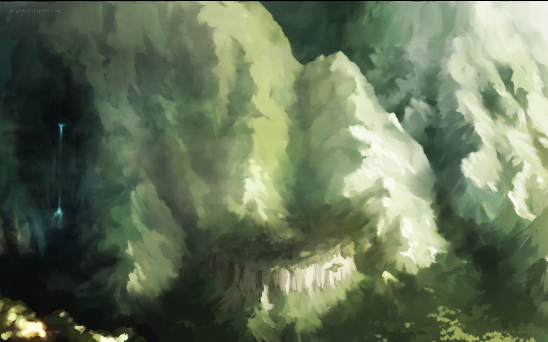 mystical forest landscape