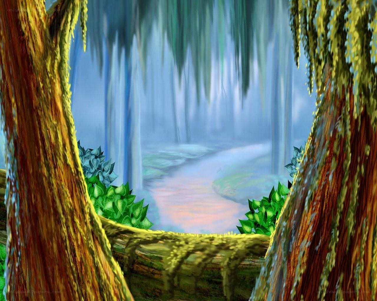 mystical forest path