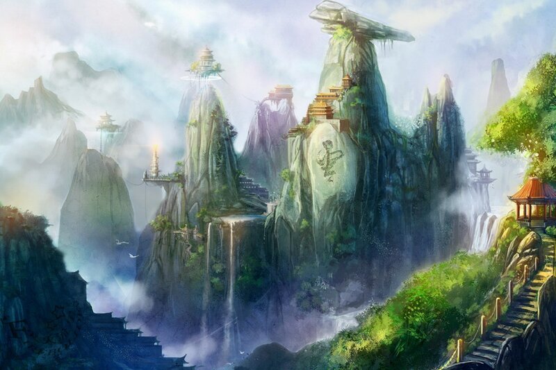 Mystical mountain monastery