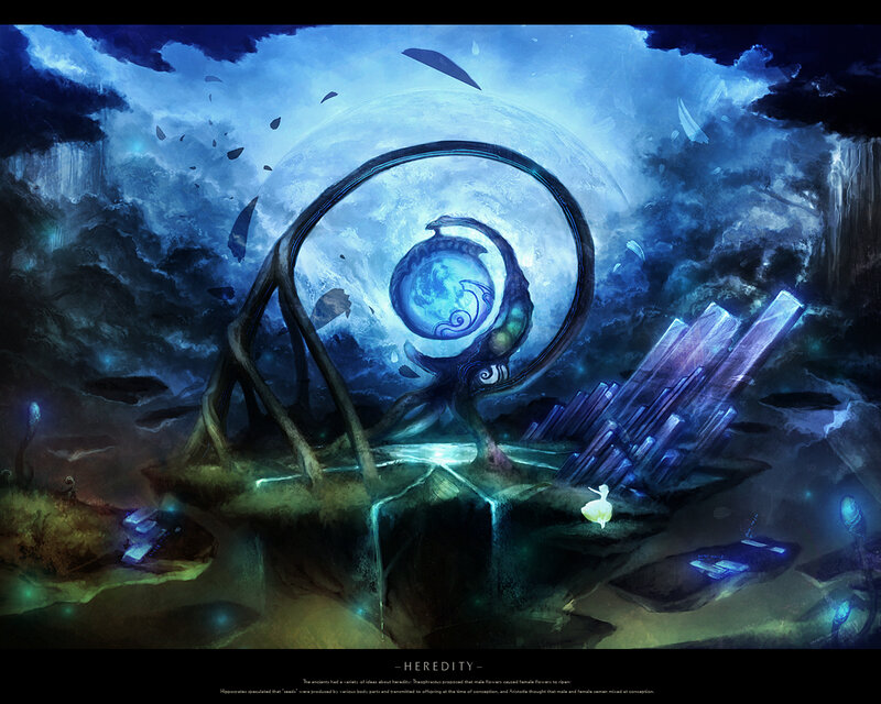 Mystical Orb in a Dreamlike Landscape