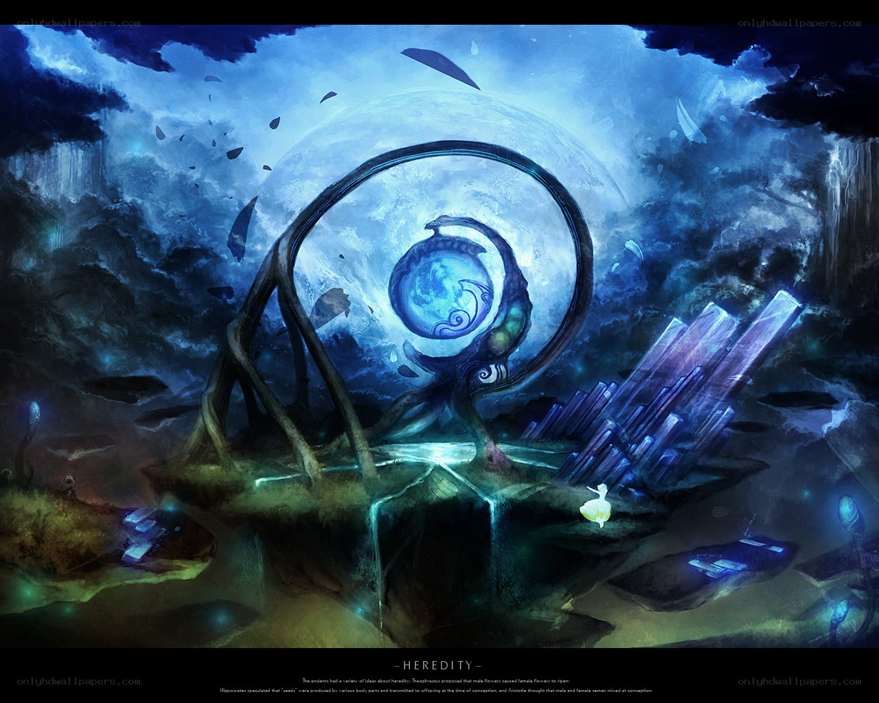 Mystical Orb in a Dreamlike Landscape