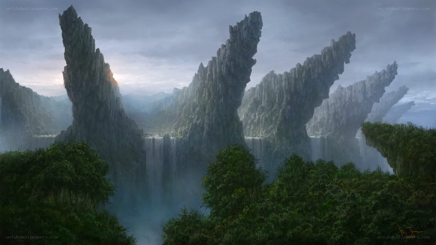 Mystical rock formations