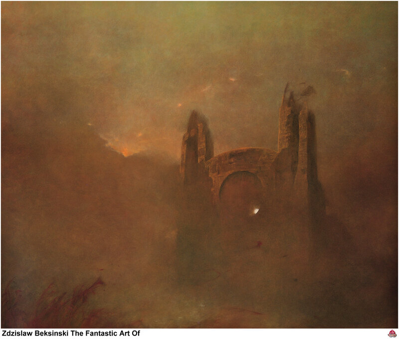 Mystical Ruins at Dusk