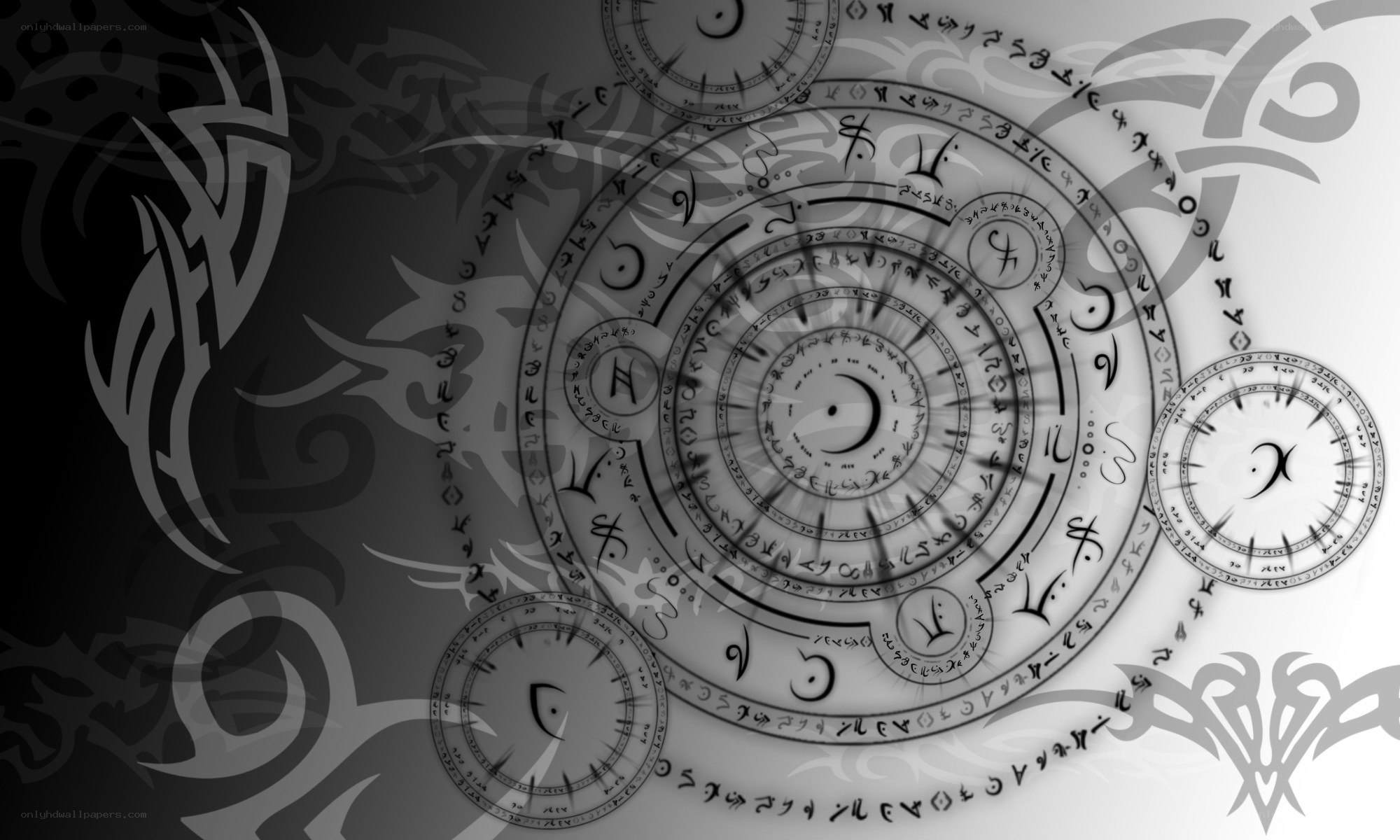 mystical spiral symbols