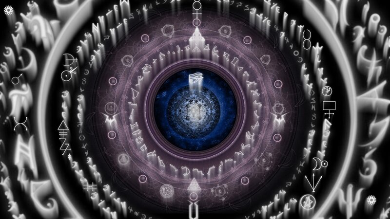 mystical symbol circle