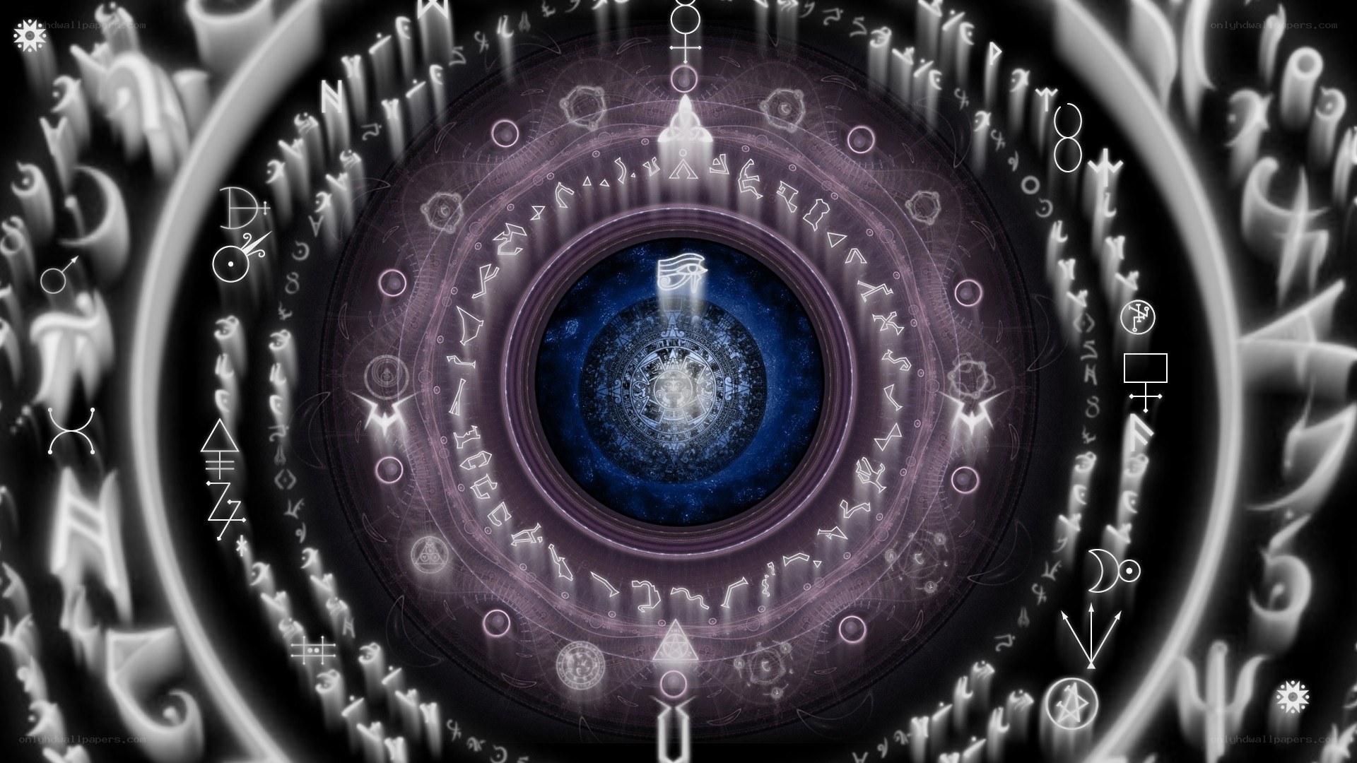 mystical symbol circle