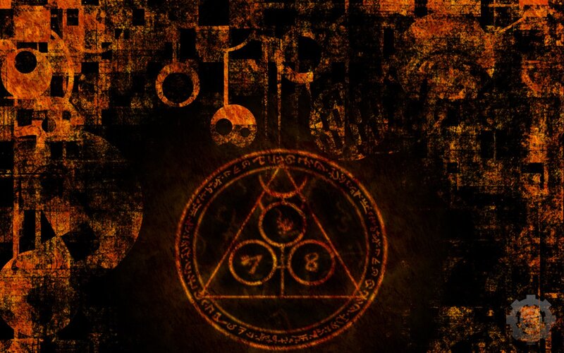 mystical symbol with numbers