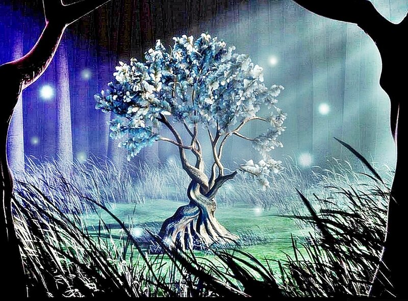 mystical tree in a forest