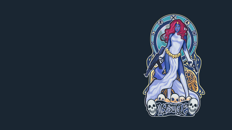 Mystique character illustration