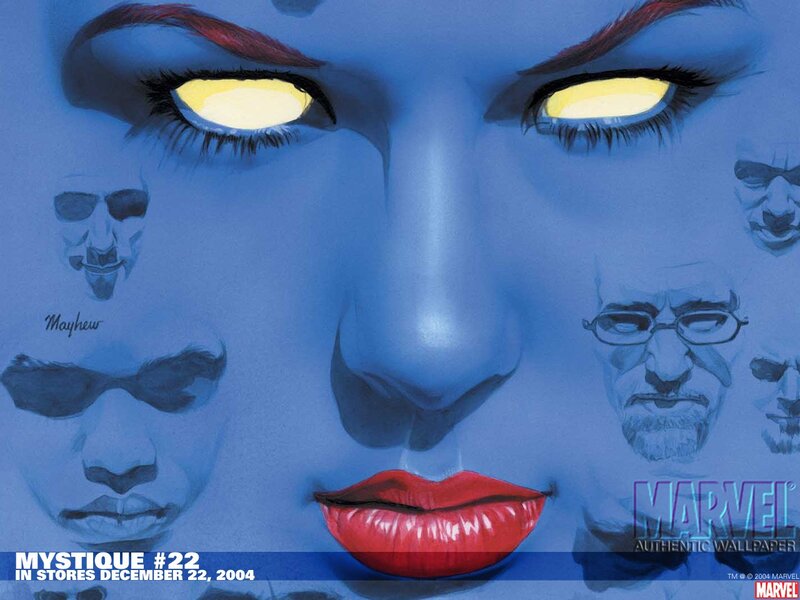 Mystique comic cover art