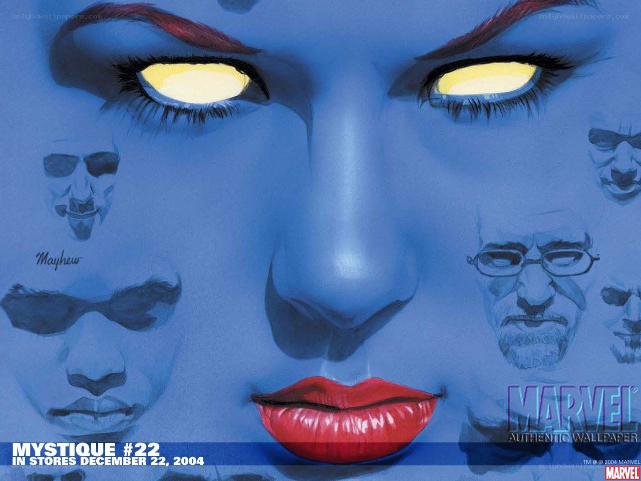 Mystique comic cover art
