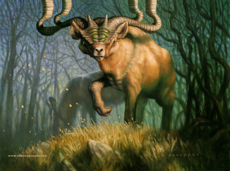 Mythic forest creature