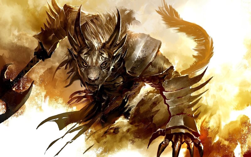 Mythical Beast in Armor