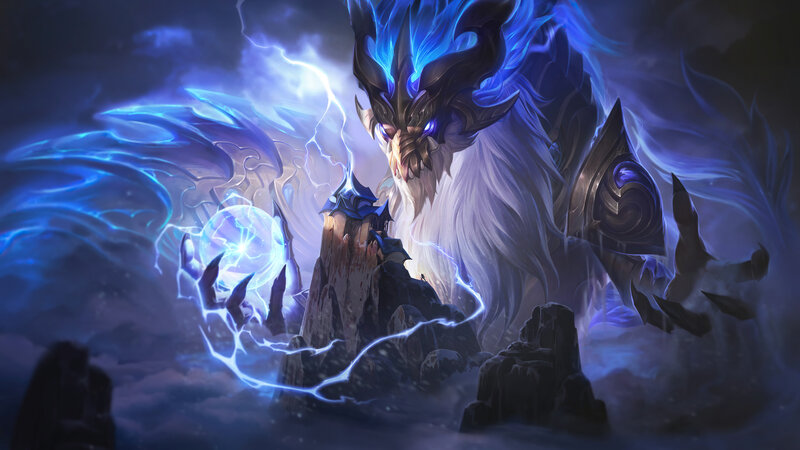 Mythical Beast with Lightning