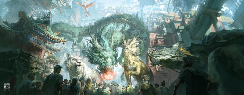 Mythical Beasts in City