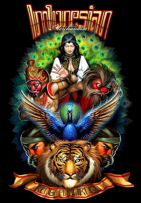 Mythical creature collage