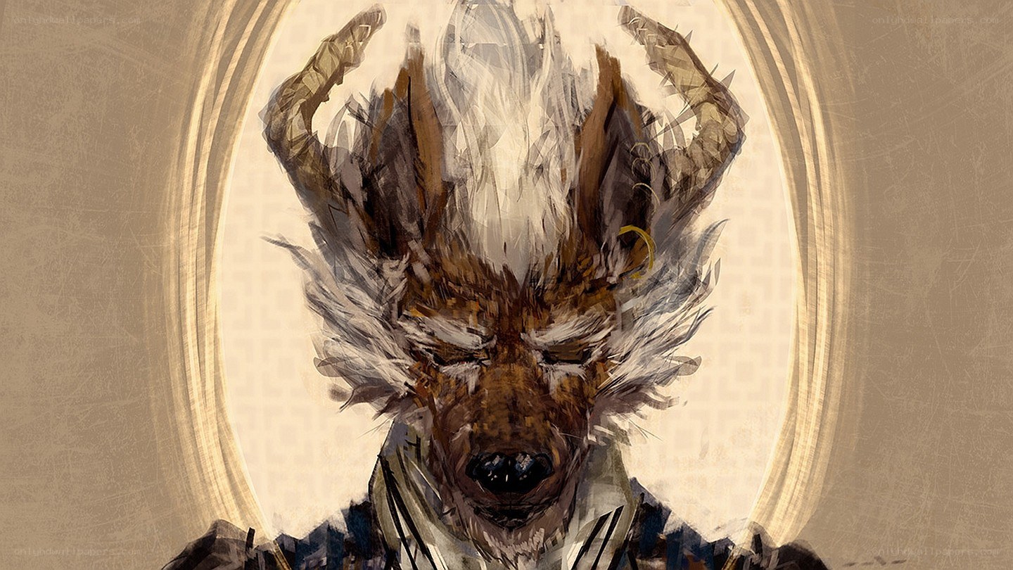 mythical creature portrait