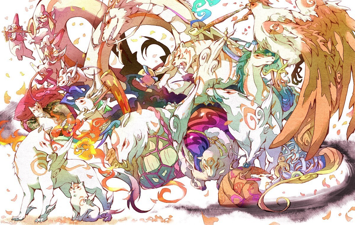 Mythical creatures gathering