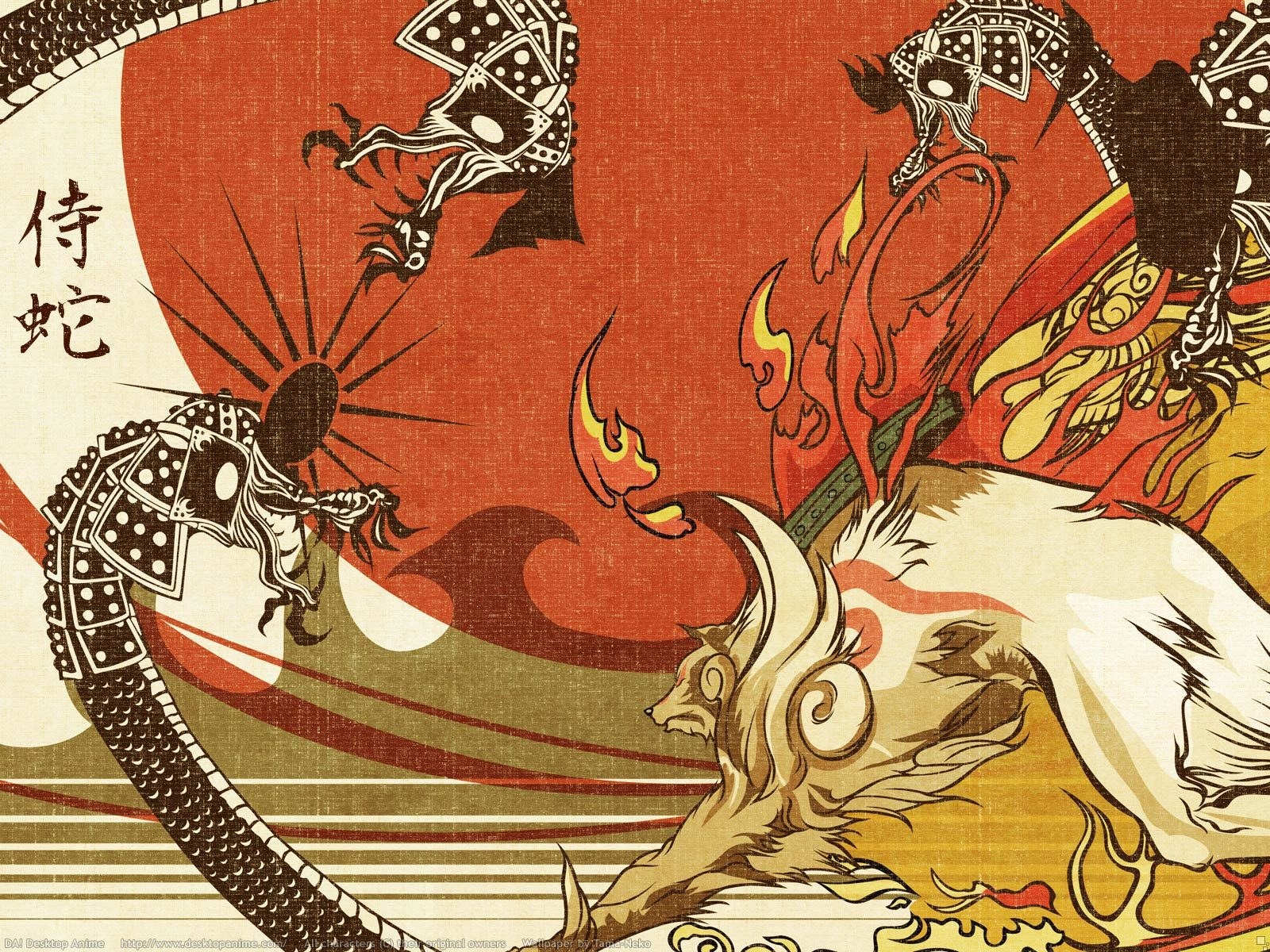 Mythical creatures in battle