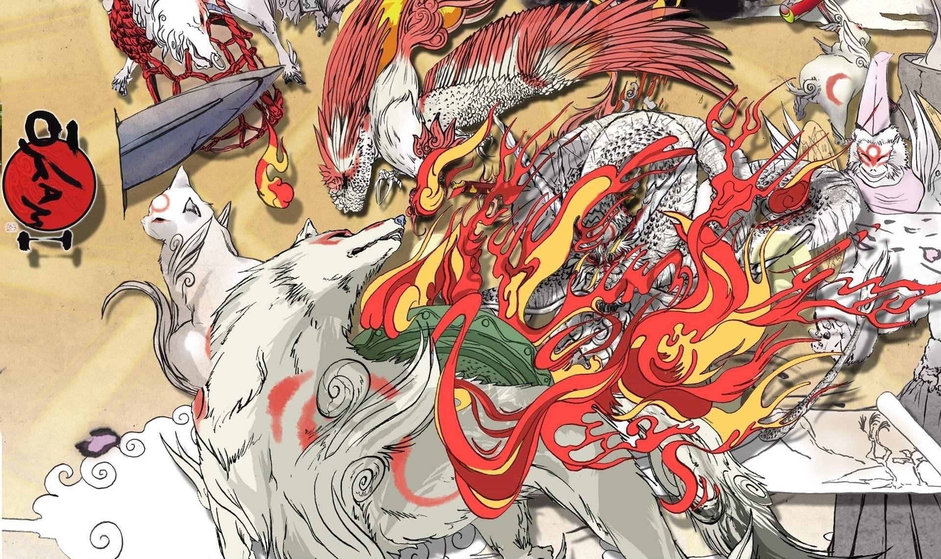 Mythical creatures in battle