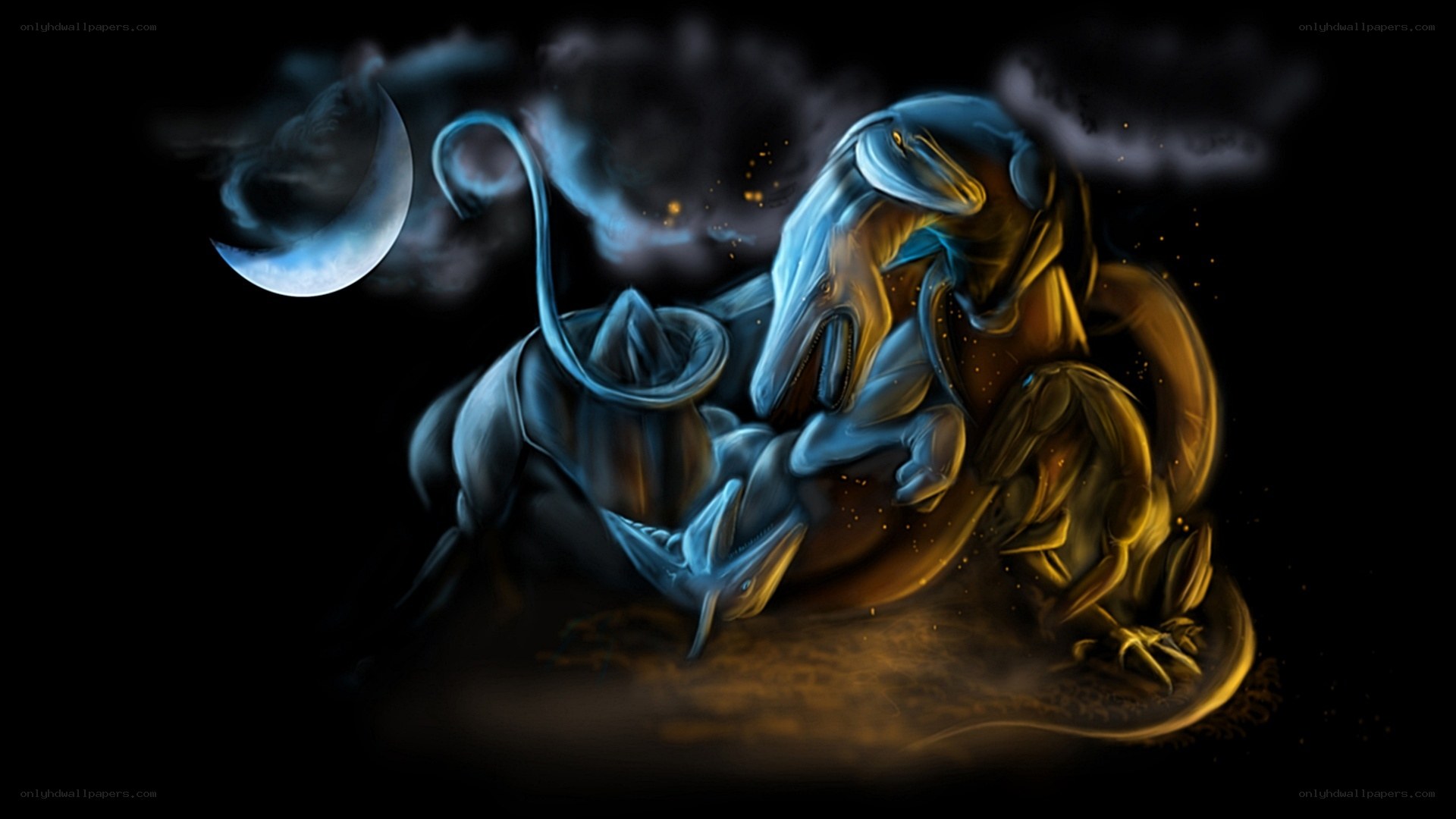 Mythical creatures in combat