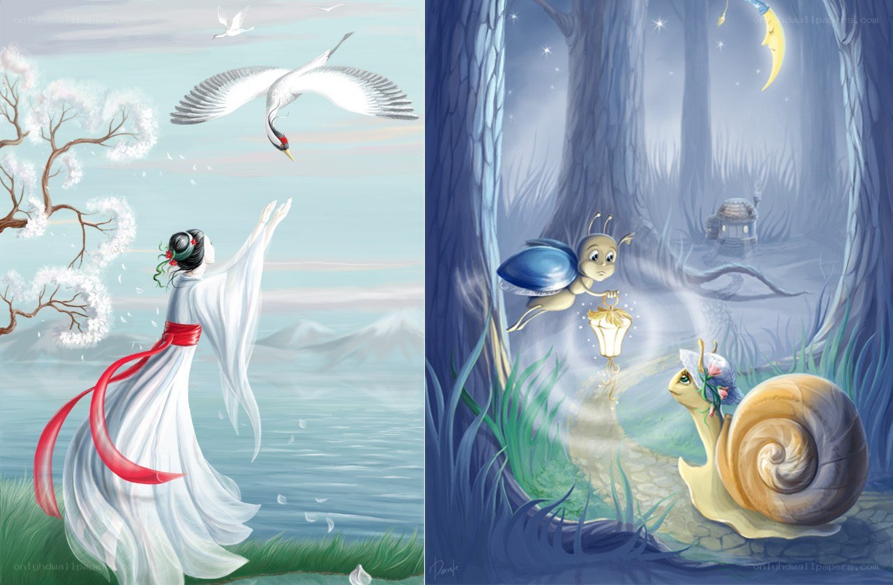 Mythical creatures in nature